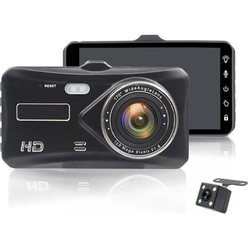 4inch Car Dvrs Video recorder Dash Cam Full HD 1080P Mirror Cam Car Dvr Camera loop recording motion tracking 1080p