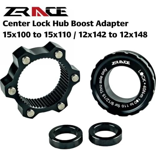 ZRACE Brake Disc Center Lock Hub Boost Adapter,Center-Lock for 6-Hole 15x100 To 15x110, 12x142 To 12x148 Aluminum Alloy