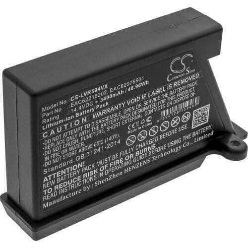 Cameron Sino Battery For LG HomBot VR64604LV,HomBot VR64607,HomBot VR64607LV,HomBot VR64701,HomBot VR64701LVMP