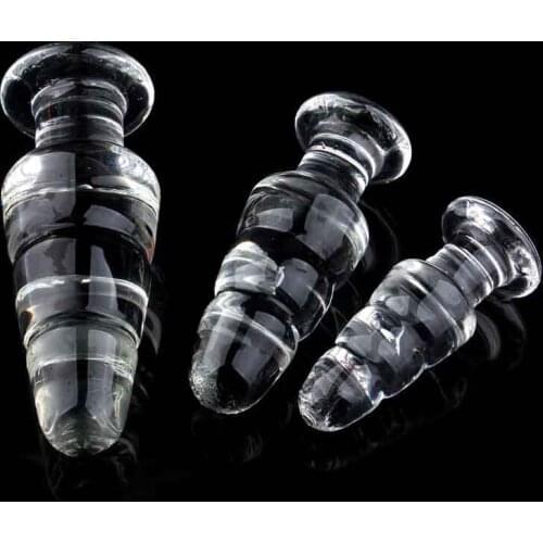 Crystal Butt Plug Glass Anal Plug Sex Toys For Woman Lesbian Anal Dilator G spot Massage Dick Anus Prostate Stimulation Toy 18