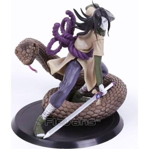 15cm Anime Naruto Peripheral Doll Shippuden Orochimaru Calamity Wind PVC Figure Collectible Model Toy Handmade Bag Decoration