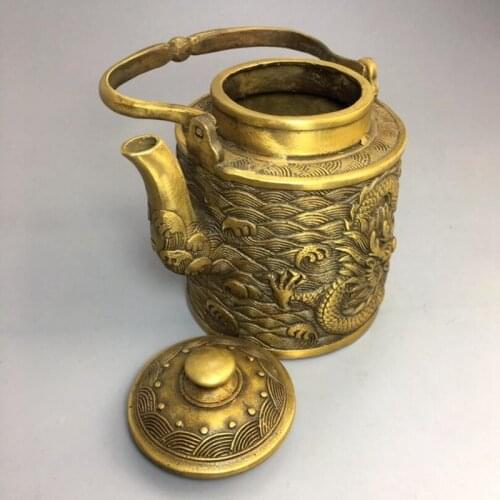 Antique Brass wine pot teapot household decoration copper ware