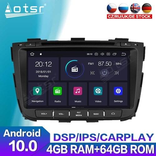 Car GPS Navigation For Kia Sorento 2013 2014 2015 Android Radio Big Touch Screen Multimedia DVD Player Video Head Unit Carplay