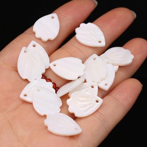 20Pcs Natural Mother Of Pearl Freshwater Shell Pendant Irregular Loose Beads For Jewelry Making DIY Necklace Earrings Accessory