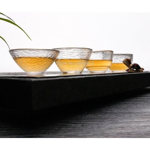 Kung Fu tea cup home heat-resistant promotion creative glass gift tea set