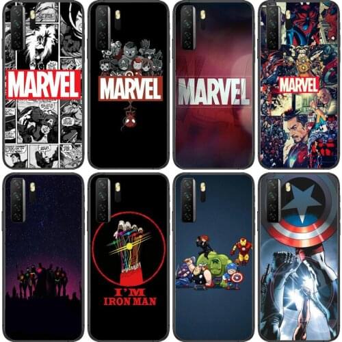 Comics Marvel Atlas Black Soft Cover The Pooh For Huawei Nova 8 7 6 SE 5T 7i 5i 5Z 5 4 4E 3 3i 3E 2i Pro Phone Case cases