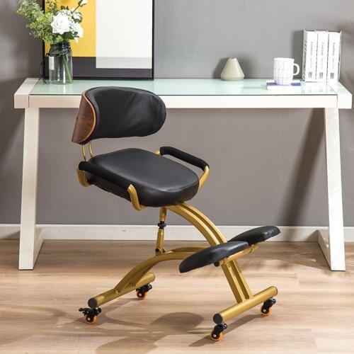 Ergonomic Kneeling Chair Correcting Sitting Backrest Home Computer Folding Writing Chair Rotating Lifting Body Chair Furniture