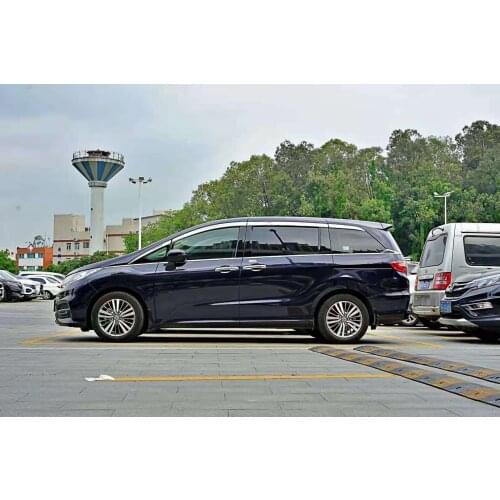 Chrome door visor side window deflector shade sun rain shield silver trips eaves for Honda Odyssey 2015