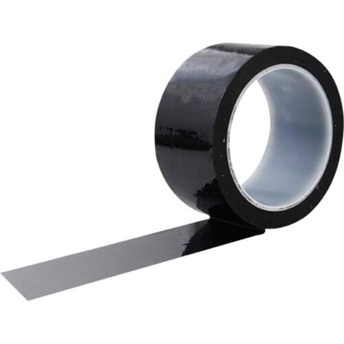 1pcs 5/8/10/12/15/20/25mm X 50M Black High Temperature Resistant Kapton Tape Polyimide for Electric Task/grills/powder Coating