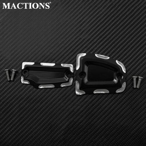 Motorcycle Front Rear Brake Clutch Cylinder Reservoir Cover Master Cylinder Cover For Indian Scout Sixty 2015 2016 2017 2018