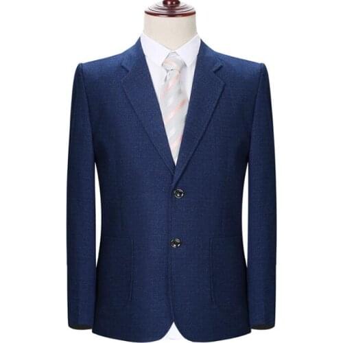 Spring autumn middle-aged casual jacket men blazer masculino loose clothes mens suit jaqueta masculina business thin coats man