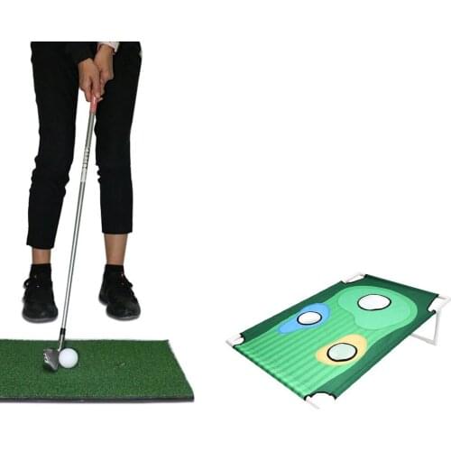 Golf Chipping Net Set Training Cage Folding Golf Practice w/Storage Bag Pitching for Outdoor Exercise Sport Decoration