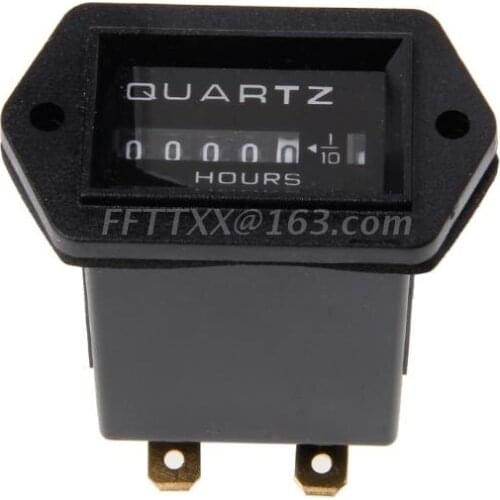 New DC10V-80V Generator Sealed Hour Meter Counter For Boats Tractors Cars