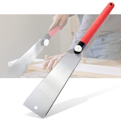 Woodworking Saws Japanese Style Double Sided Teeth Coarse/Fine Cut Ryoba Saw TPI 6-10/18 Multipurpose Cutting Carpentry Tools