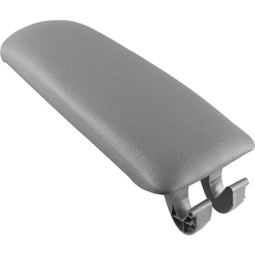 Gray Leather Armrest Arm Rest Center Console Box Lid Cover for - A4 B6 B7 2002-2008 8E0864245E