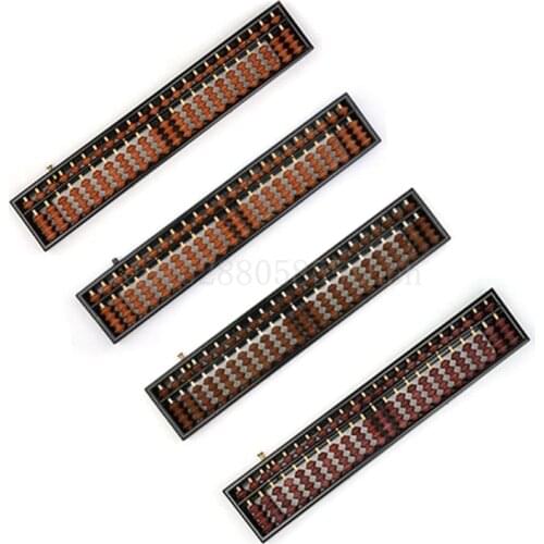 Portable Chinese 23 Digits Column Abacus Arithmetic Soroban Calculating Counting Math Learning Tool for Children