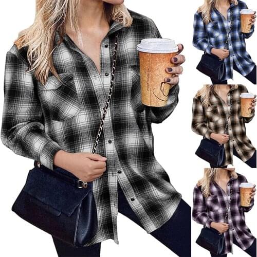 Prideannqi Women's Flannel Shirts