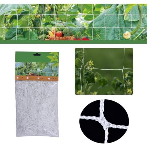 Plant Trellis Netting Heavy-Duty Polyester Plant Support Vine Climbing Hydroponics Garden Net Accessories Multi Use Polyester