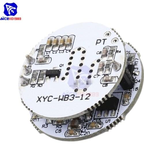 Diymore LED Microwave Radar Sensor Module 3-12W Microwave Radar Sensing Switch Module Special for Spherical Lamp