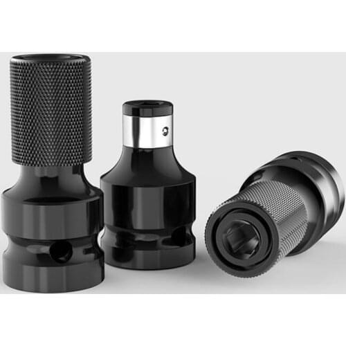 1/2" Drive to 1/4" Hex Quick Release Chuck Impact Socket Adapter Tool Hex Shank Wrench Converter Drill Chuck Converter