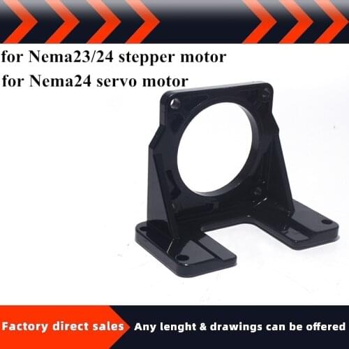 1PC for Nema23/24 stepper motor and for Nema24 servo Stepping servo motor bracket horizontal mounting fixed seat