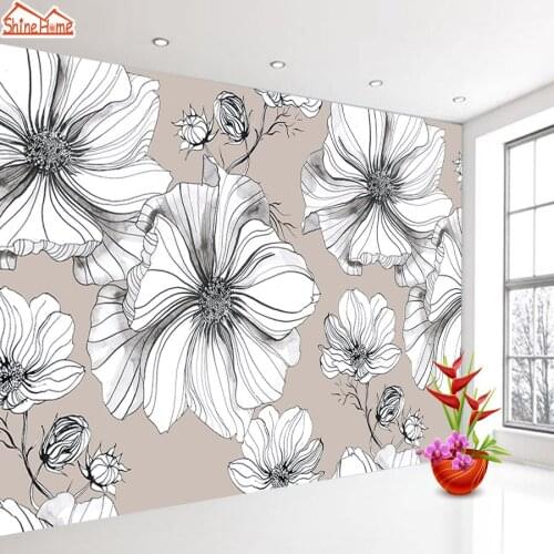 Retro Rose Wallpaper 3d Photo Wallpapers Wall Papers Home Decor for Living Room Glitter Mural Contact Walls Paper Murals Rolls