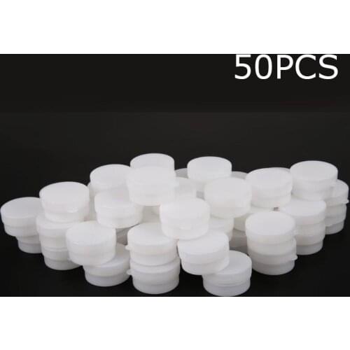 50pcs 5g 10g Portable Empty Refillable Bottles Cosmetic Jar Pot Eyeshadow Eye Cream Face Cream Container Box Container