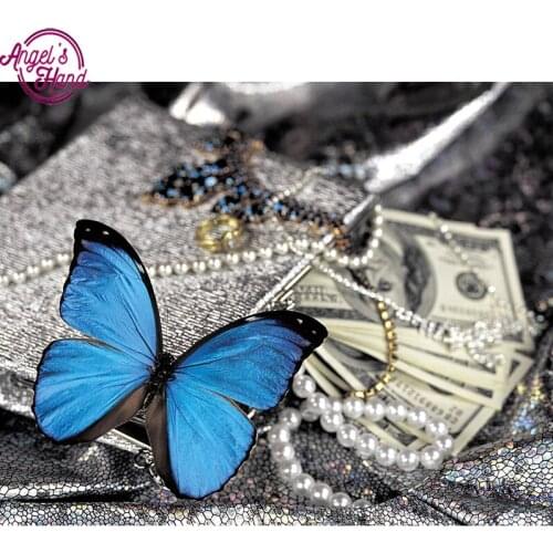 5D DIY diamond embroidery butterfly&money diamond painting Cross Stitch full drill Rhinestone mosaic home decoration