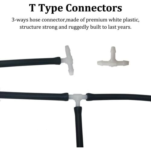 White Hose Connector Windshield 3 Kinds Shapes Parts Replacement Universal