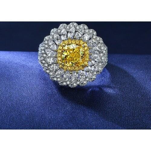 Designer Fashion 925 Sterling Silver Jewelry 3A Cubic Zirconia Party Ring