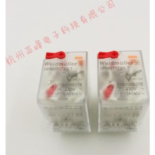 HOT NEW 230V relay DRM270730LT 230VDC 230V DC230V 10A 250VAC 8PIN