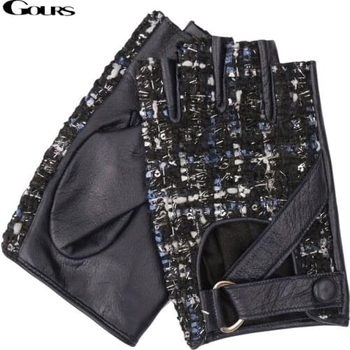 Женские перчатки без пальцев GOURS China At AliExpress