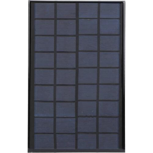 Testing Equipment Battery Capacity Tester Solar Power Epoxy Module Board Polysilicon DC9V 3W with 100cm Red Black Wire Tool