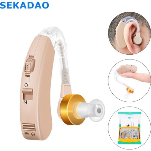 Best Super Mini Ear Hearing Aid Sound Amplifier Portable Ear Hearing Amplifier Volume Adjustable Hearing Aids for the Deaf Elder