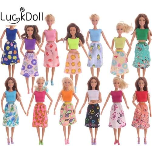 Luckdoll fashion new the doll skirt The fit BJD doll clothes and doll accessories, Children favorite doll accessories