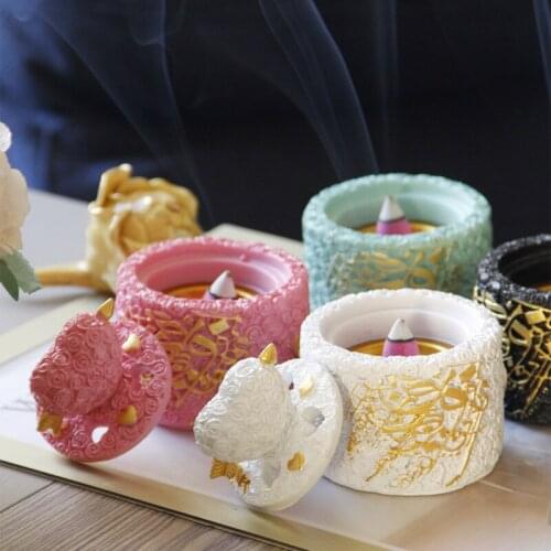 Delicate Middle East European Style Incense Burner For Home Decoration Womens Romance Ornament simple sandalwood at home