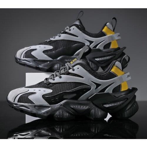 2020Autumn New Chunky Sneakers Man Breathable Comfortable Running Shoes Lightweight Sport Shoes Outdoor Walking Shoes Zapatillas