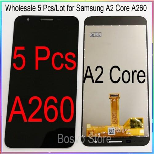 Wholesale 5 Pcs/Lot for Samsung A2 Core A260 lcd display screen with touch digitizer assembly
