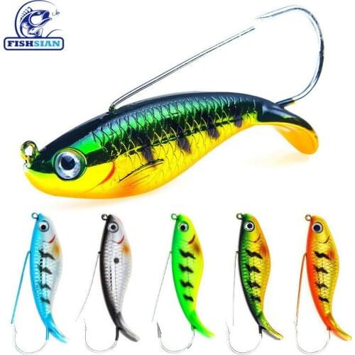 FISHSIAN Vib Fishing Lure Hard Bait Weights 8.5cm /21.2g Single Hook Articulos De Pesca Isca Artificial Fishing Lure