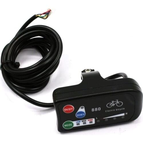 LED Display 24V 36V 48V Electric Bicycle KT LED LED 880 E-Bike Control Panel Display Electric Bike Parts for Controller