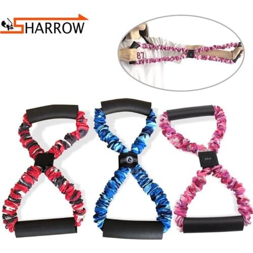 20/30/40lbs Archery Rally Training Device Fitness Arm and Leg Strength Training Rope for Bow Shooting Puller Training Exerciser