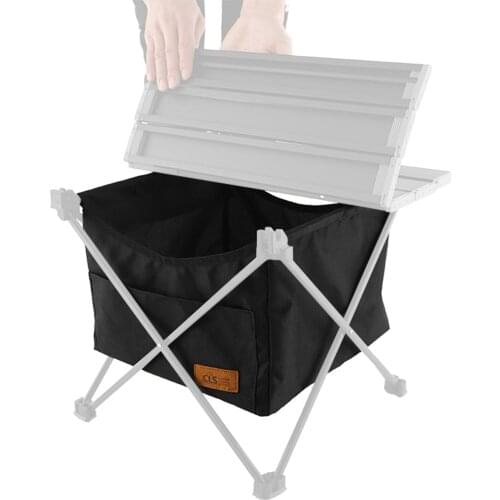 Outdoor Camping Portable Foldable Storage Bag Oxford Storage Net Bag Picnic Large Capacity Pocket Camping Supplies