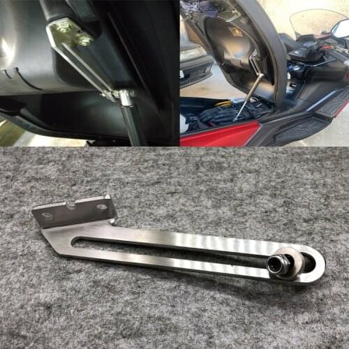 Scooter Seat Stopper Tracks Parts Motorcycle Open Angle Increases Bracket For KYMCO Xciting R250Fi Downtown 300i 350i