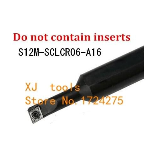 1pcs S12M-SCLCR06-A16 12mm CNC Turning Lathe Cutter Bar Small Hole Processing Inserts Clamped Internal Boring Tool Holders