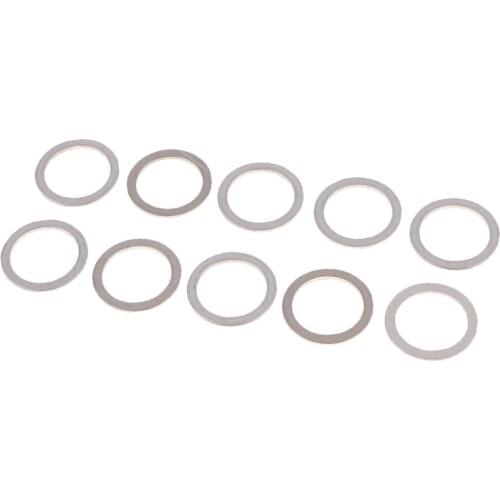 10 Pieces Aluminum Grommets Seal Rings Drain Plug Crush Washers Gaskets for Toyota Lexus