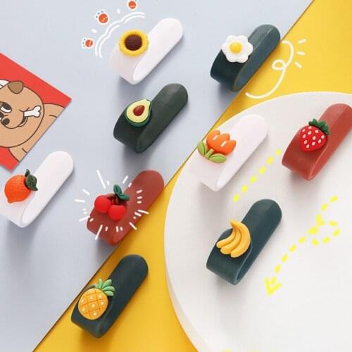 14Pcs Multi-functional Cartoon Adhesive Hook Lovely Household Hole Free Traceless Storage Hook Car Decoration Hook