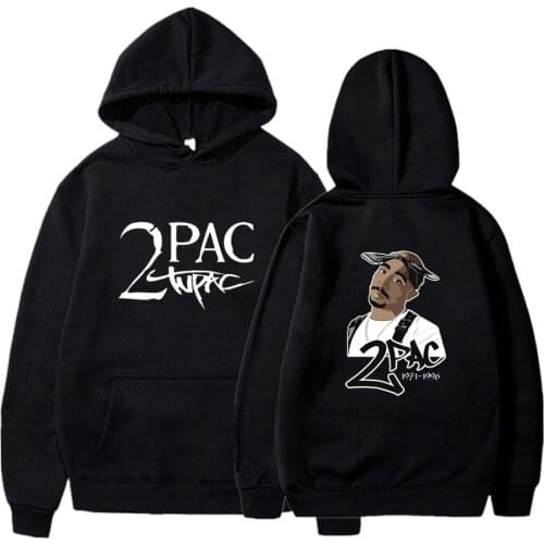 2021 Boys Streetwear Sweatshirt Unisex Harajuku Hooded Pullove Men Sportsweear Female Tupac Polyester Women Fashion Clothes