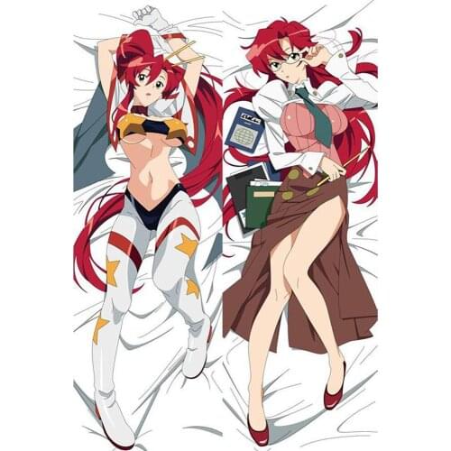 3D Double-sided Japan Anime Tengen Toppa Gurren Lagann Throw Otaku Dakimakura Gifts Bedding Hugging Body Pillow Case 150x50 CM