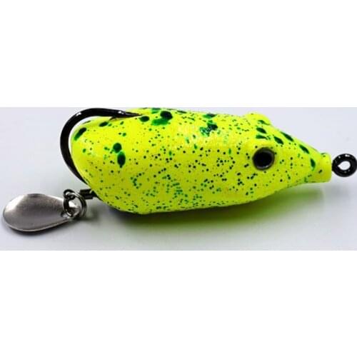 3D Eyes Soft Bait Bells Sound 5.5cm 13g fishing lure Frog Silicon Artificial Set Sea Swim Bait