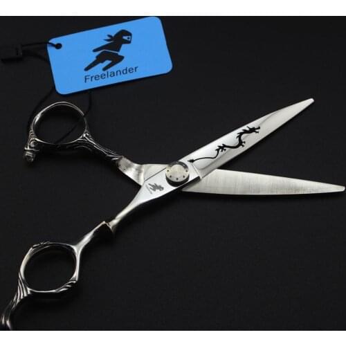 6 inch Cutting Styling Stainless Steel Hair Scissors Salon Hair Hairdressing Tool Shears Sword type dragon head personality